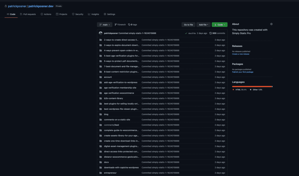 How I built this static website 13 How I built this static website 12